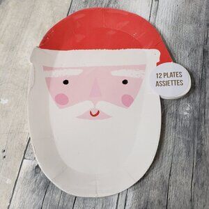 NWT - Meri Meri - Santa Paper Plates (12)